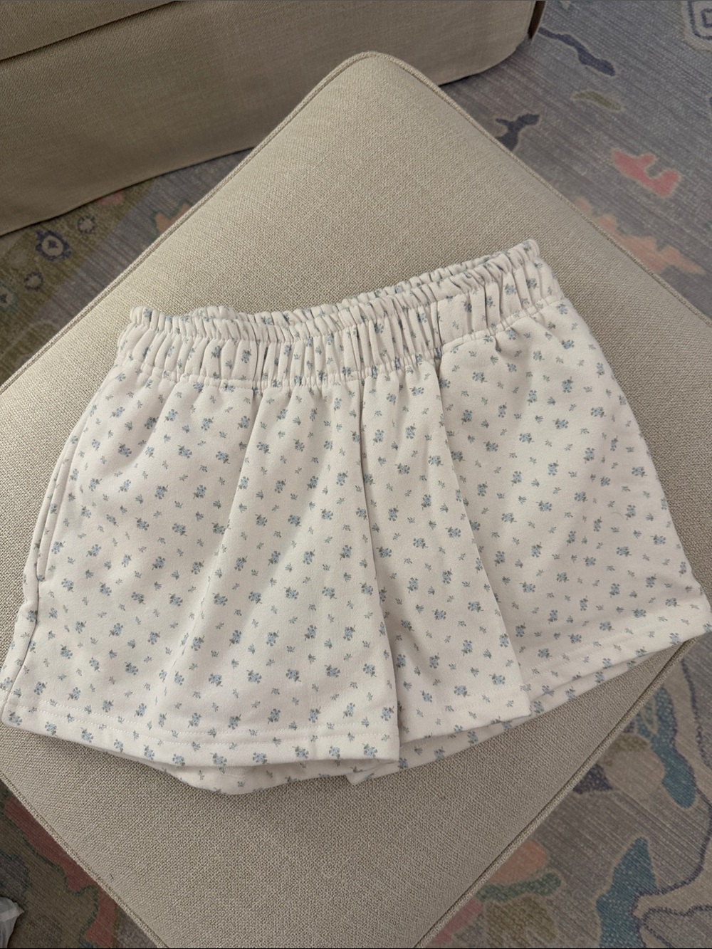 Altar'd State Cream Floral Shorts